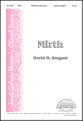 Mirth SSAA/SSAA choral sheet music cover